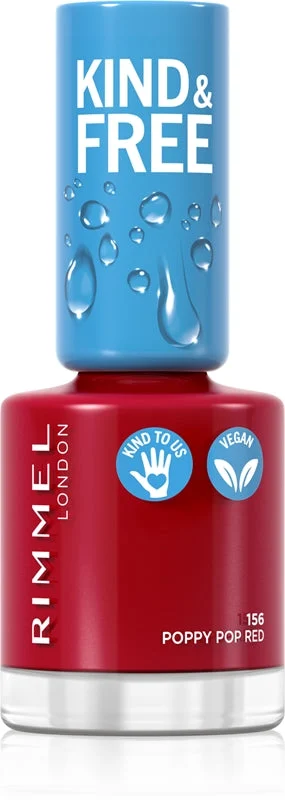 Rimmel Smalto per unghie Kind & Free 8 ml 156 rosso