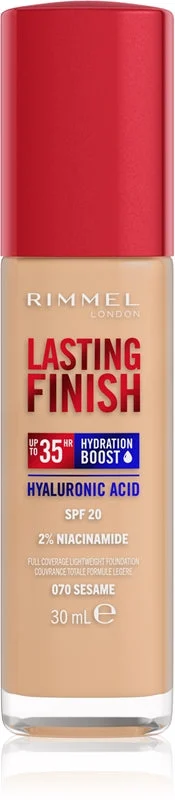 Rimmel Lasting Finish 35H Fondotinta SPF20 30 ml 070 Sesamo