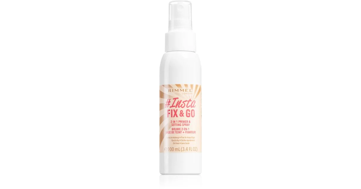 Rimmel Insta Fix & Go - Fissaggio e spray sottostante 2in1 - 100ml
