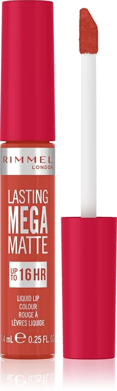 Rimmel Lasting Mega Matte Rossetto liquido 7,4 ml Scarlet Flames