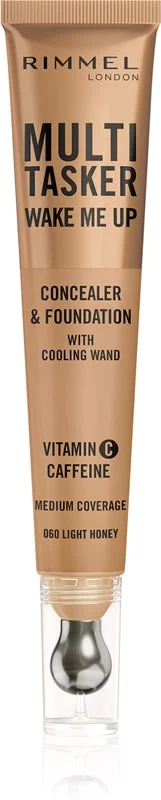 Rimmel Multi Tasker Wake Me Up Correttore & Fondotinta - Correttore 20 ml 060 miele chiaro