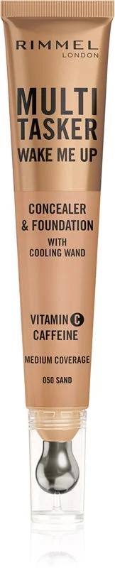 Rimmel Multi Tasker Wake Me Up Correttore & Fondotinta - Correttore 20 ml 050 Sabbia