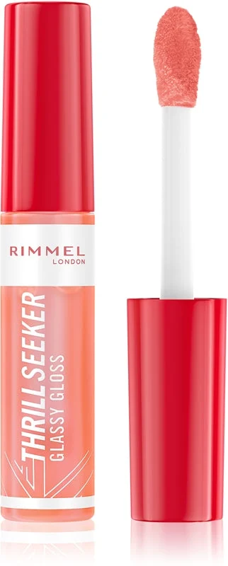 Rimmel Thrill Seeker Glassy Lucidalabbra idratante 11 ml 250 Peachy Vibes