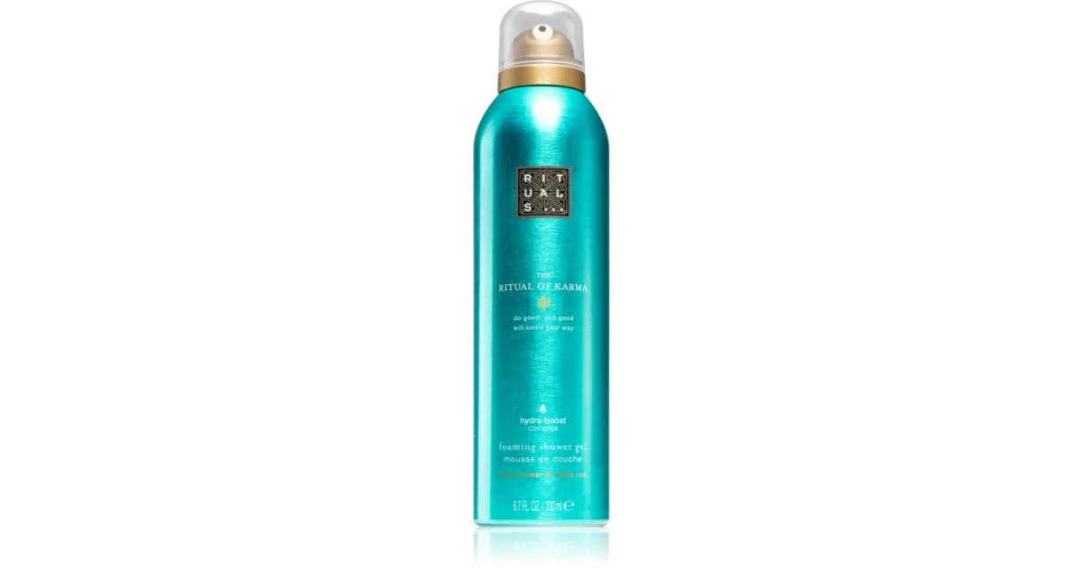 Rituals The Ritual Of Karma - Schiuma doccia al profumo di loto e tè bianco - 200ml