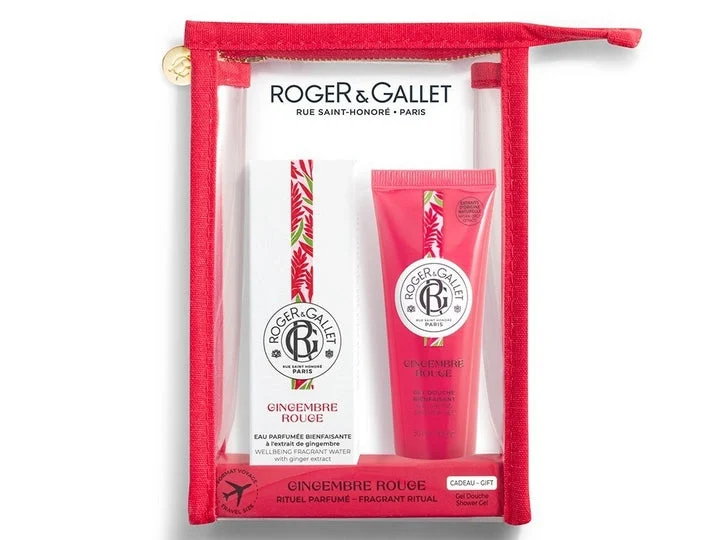 Roger & Gallet Zenzero Rosso - Kit Acqua Profumata Benefica 30 ml + Gel Doccia 50 ml OMAGGIO