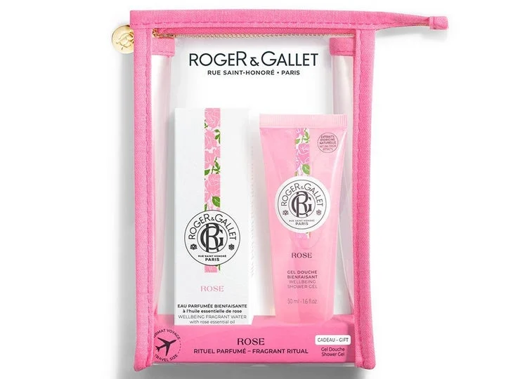Roger & Gallet Rose - Kit Acqua Profumata Benefica 30 ml + Gel Doccia 50 ml OMAGGIO
