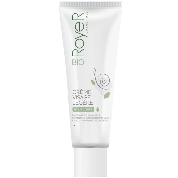 RoyeR Crema Viso Leggera - Opacizzante - alla Bava di Lumaca - BIO 50 ml