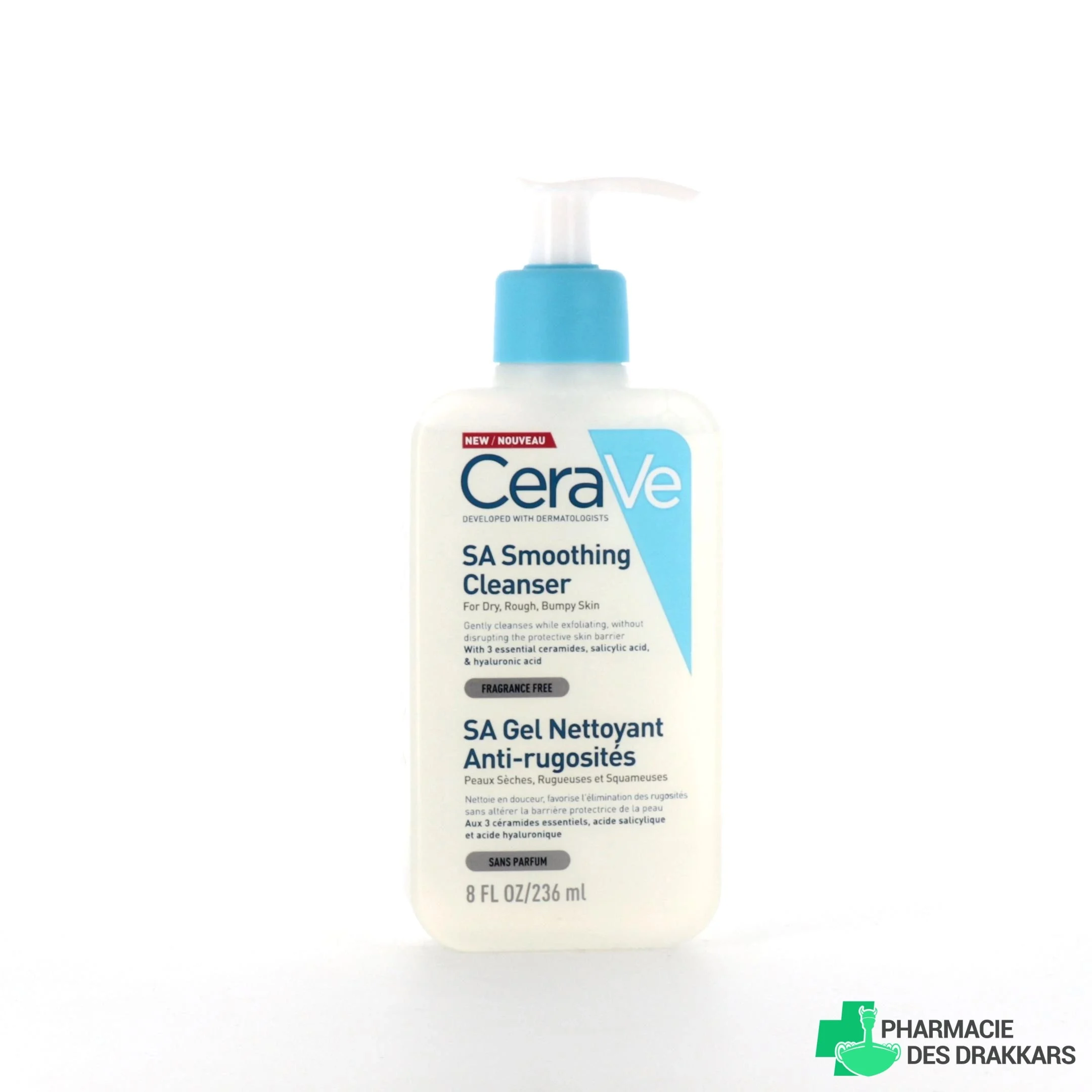 Cerave Body SA Gel Detergente Sa Antirugosità Pelli Secche , Ruvide e Squamose 2x473ml