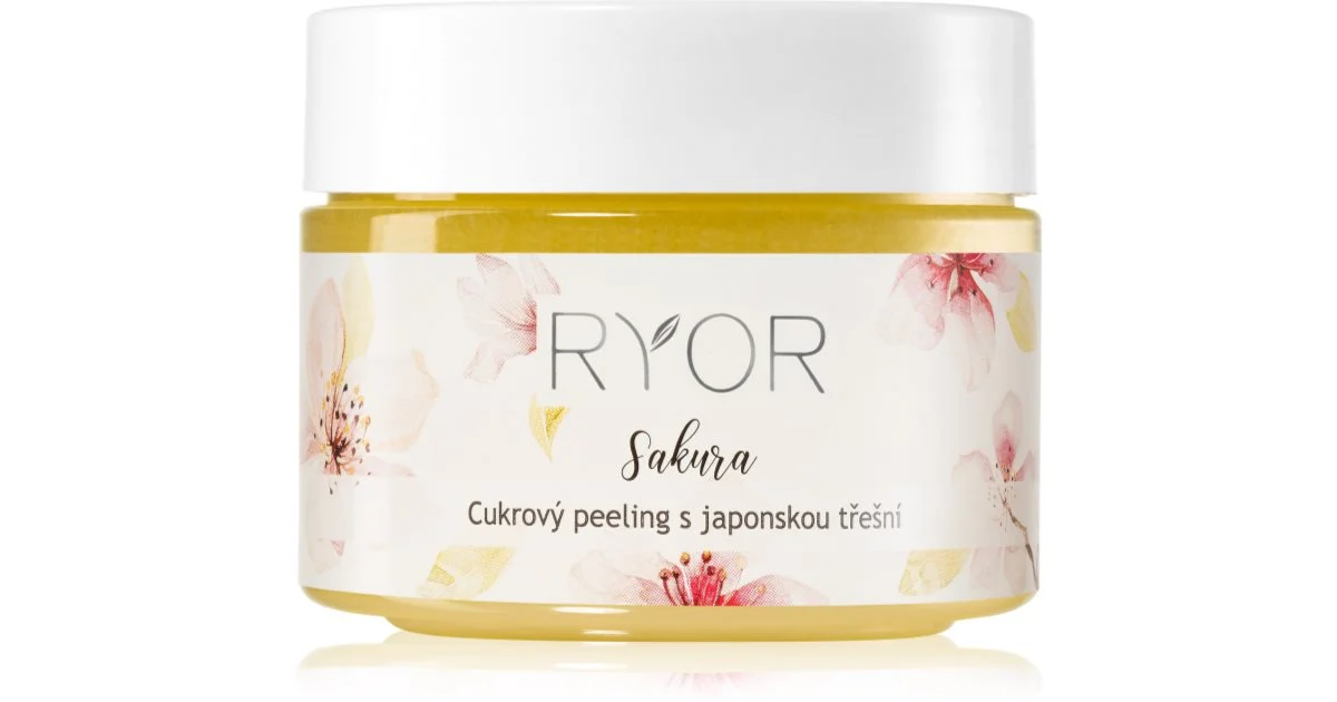 RYOR Sakura scrub detergente delicato e nutriente allo zucchero 325 g