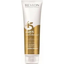 Revlon professional Shampoo e balsamo Color Care per capelli biondi dorati, durata totale 45 giorni - shampoo e balsamo per tonalità dorate - 275 ml