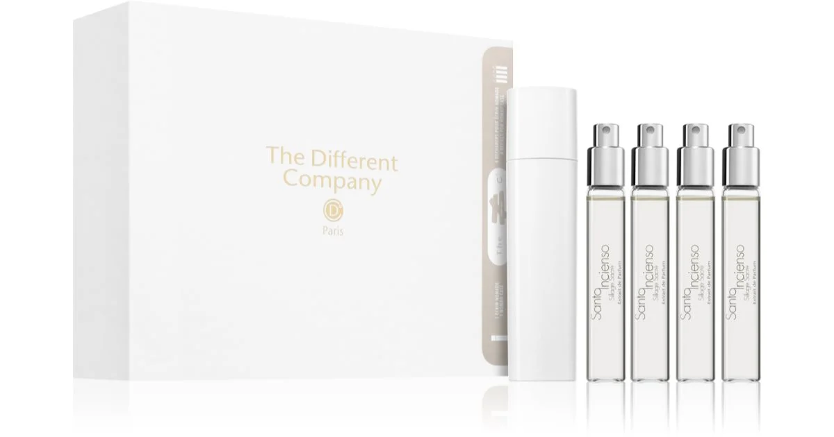 The Different Company Santo Incenso, Sillage Sacré kit da viaggio unisex 4× 7,5 ml