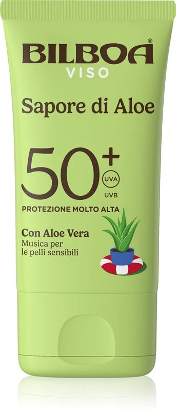Bilboa Sapore di Aloe Viso crema abbronzante con aloe vera SPF 50+ 40 ml