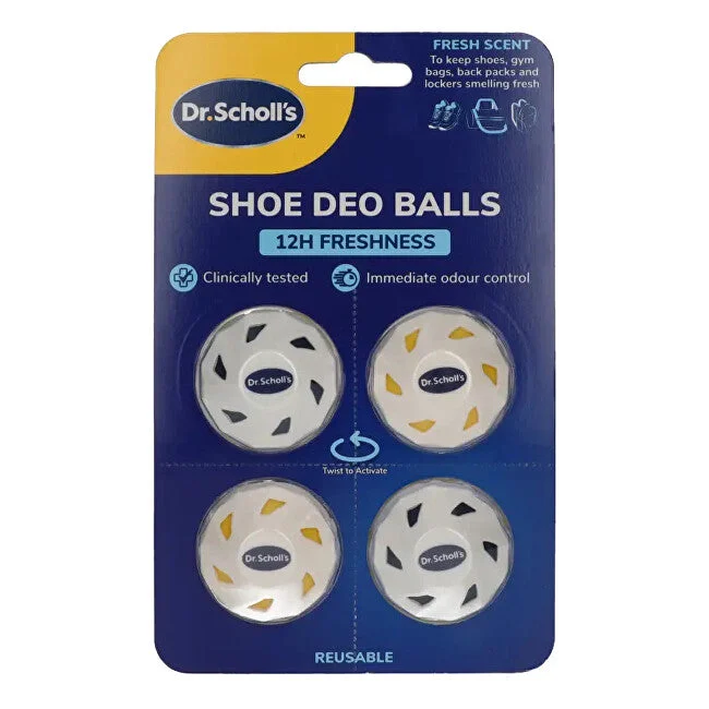 Scholl Palline deodoranti per scarpe 4 pezzi