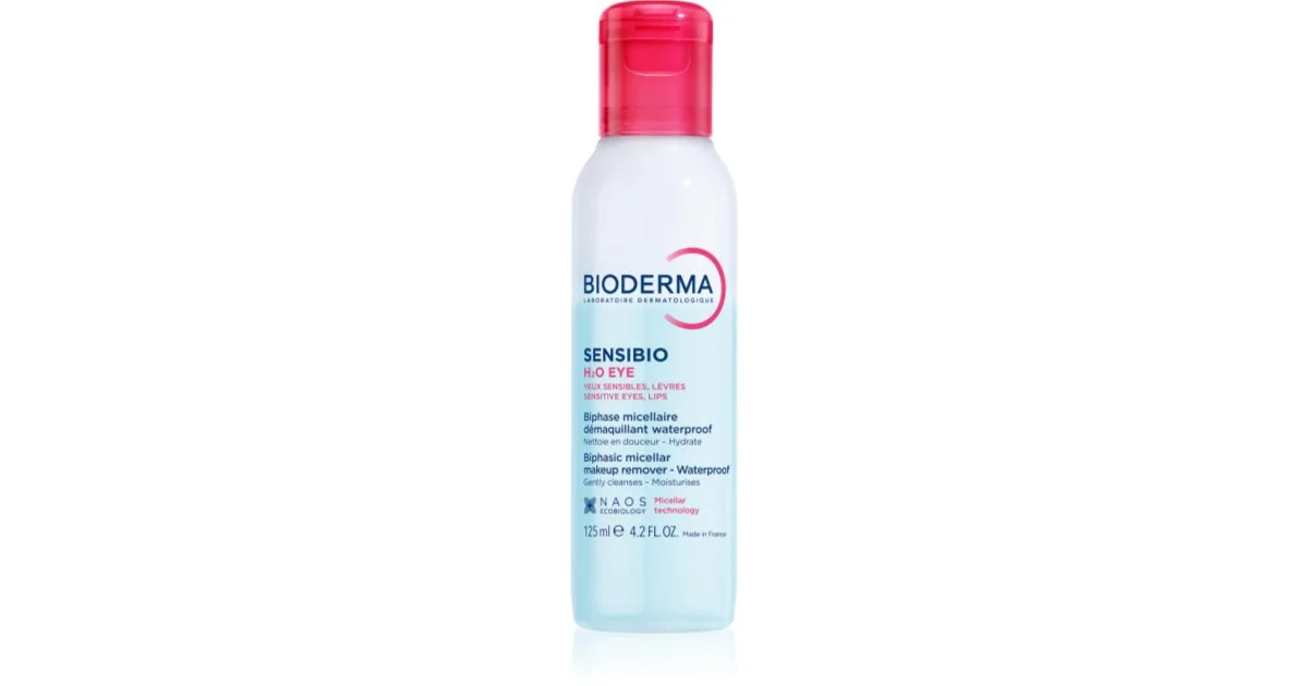 Bioderma Sensibio H2O Eye acqua micellare bifasica per occhi e labbra 125 ml