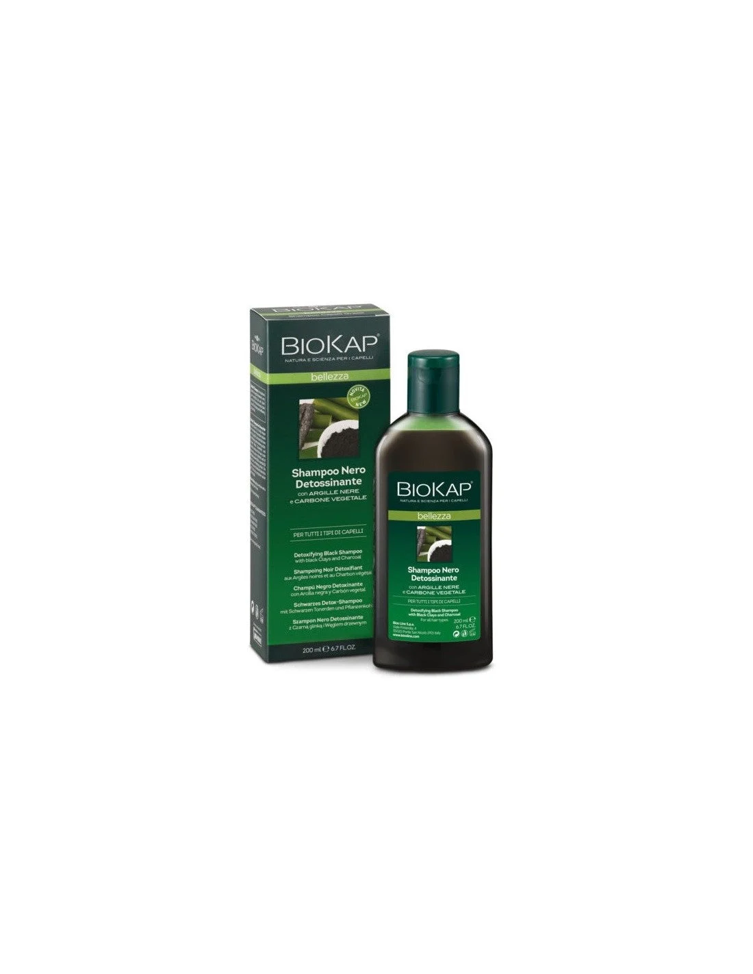 Biokap Shampoo lenitivo per capelli con olio d'oliva e malva 200 ml