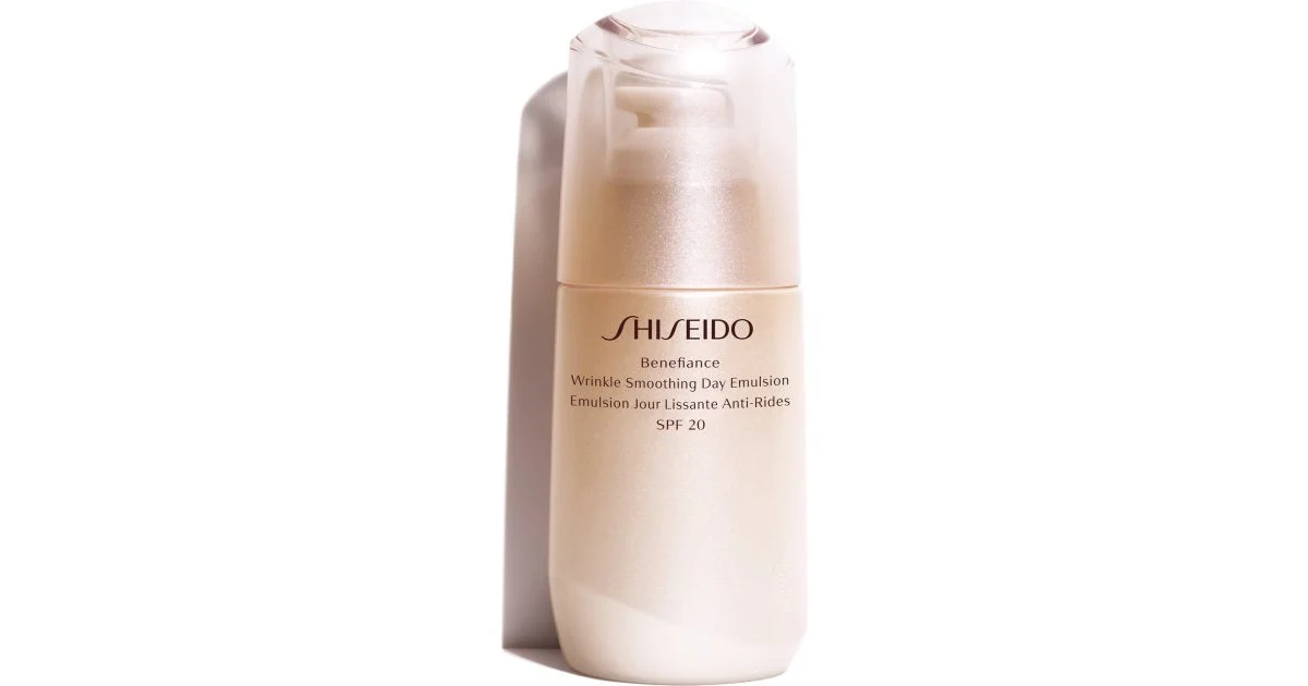 Shiseido Benefiance Wrinkle Smoothing Day SPF 20 - Emulsione protettiva contro l'invecchiamento cutaneo - 75 ml