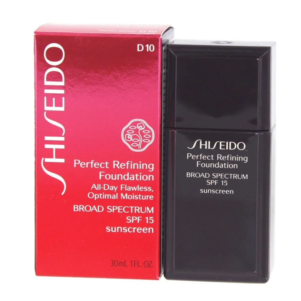 Shiseido Perfect Refining Fondotinta Liquido Idratante D10 Marrone Dorato SPF 15 30 ml