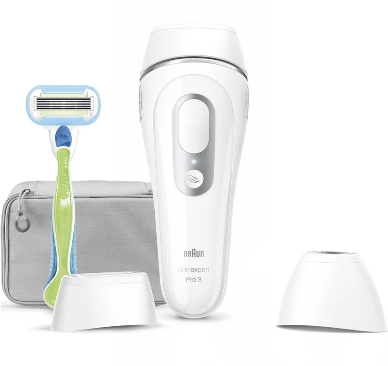 Braun Silk-expert PRO 3 IPL3122 epilatore IPL per corpo, viso, zona bikini e ascelle