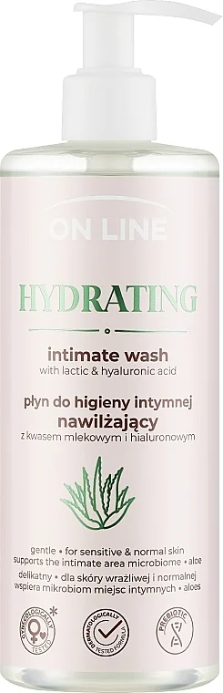 Gel idratante per l'igiene intima