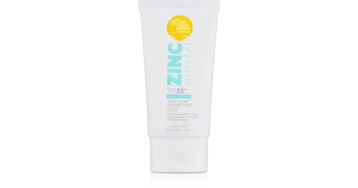 Bondi Sands SPF 50+ Zinc Mineral latte abbronzante minerale per il viso SPF 50+ 60 ml