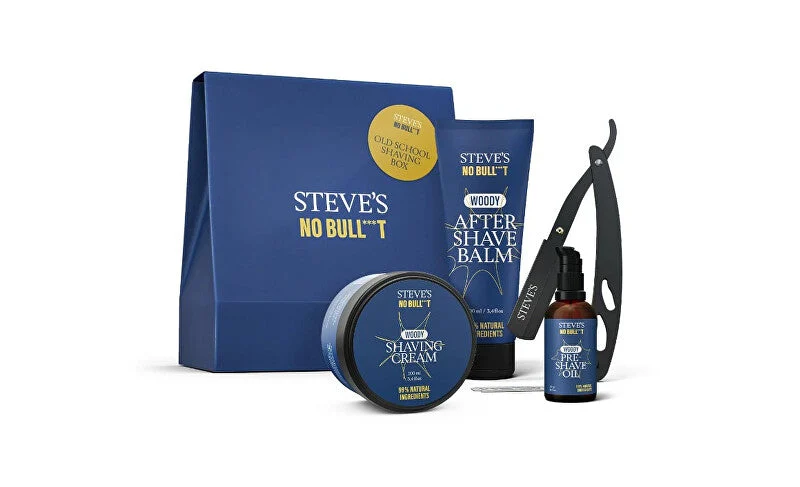 Steve's Set regalo scatola da barba Old School