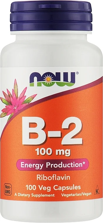 Vitamina B-2 riboflavina 100 mg
