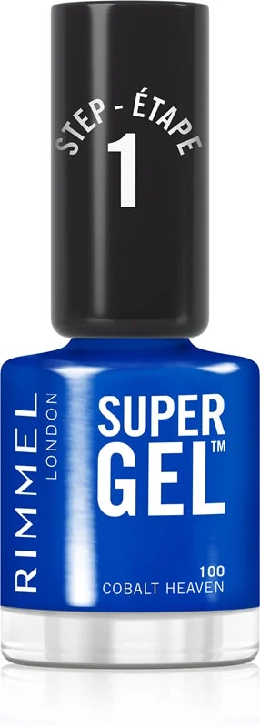 Rimmel Super Gel smalto gel per unghie senza lampada UV/LED colore 100 Cobalt Heaven 12 ml