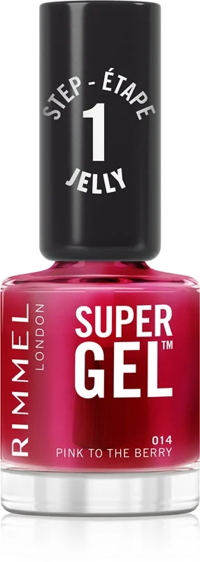 Rimmel Super smalto gel per unghie senza lampada UV/LED colore 014 Pink To The Berry 12 ml