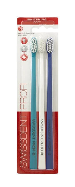Swissdent Spazzolino da denti sbiancante Soft Zurich 2 + 1 GRATIS