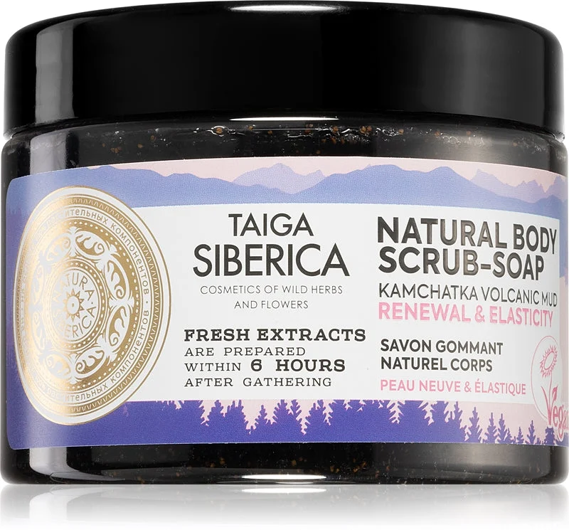Natura Siberica Taiga Siberica Kamchatka Volcanic Mud scrub rassodante corpo 300 ml