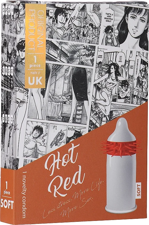Preservativo stimolante "Hot Red"