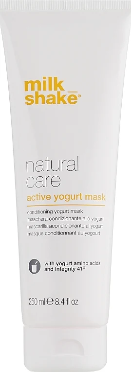 Maschera condizionante capelli, allo yogurt