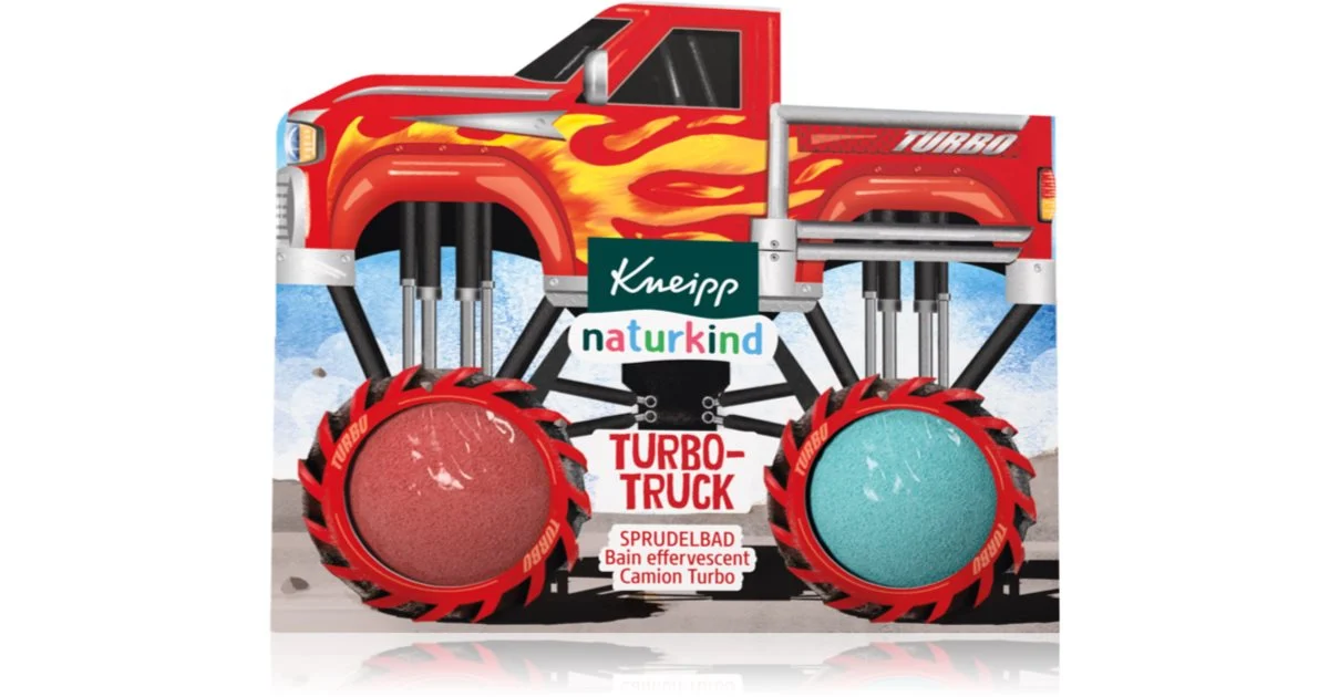Kneipp Turbo Truck bomba da bagno per bambini 2 pezzi