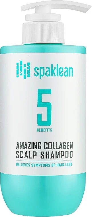 Shampoo per il cuoio capelluto al collagene