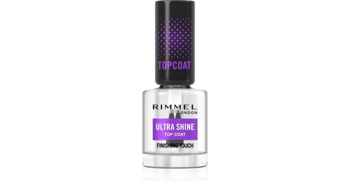 Rimmel Ultra Shine top coat unghie per una protezione perfetto e una lucentezza intensa 12 ml
