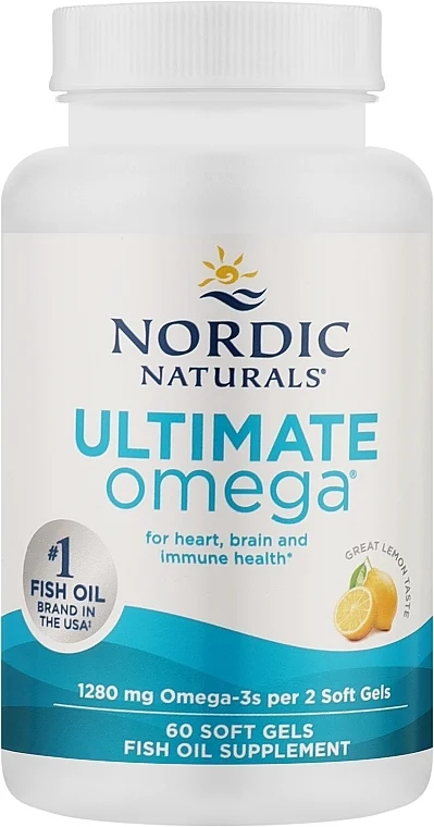 Integratore alimentare in capsule molli "Omega 3", 1280 mg