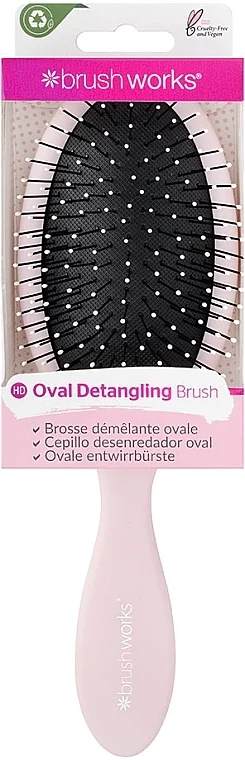 Spazzola districante ovale, rosa