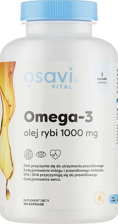 Integratore alimentare Omega-3, 1000 mg