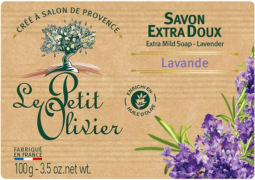 Sapone delicato co estratto di lavanda