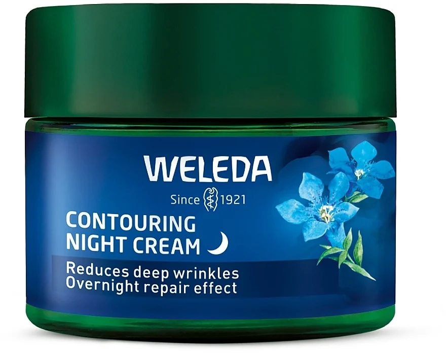 Crema da notte "Genziana Blu e Stella Alpina"