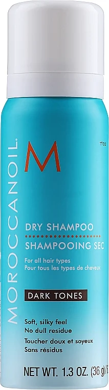 Shampoo secco per capelli castani