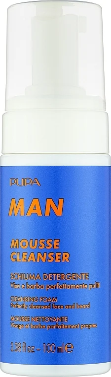 Mousse detergente viso