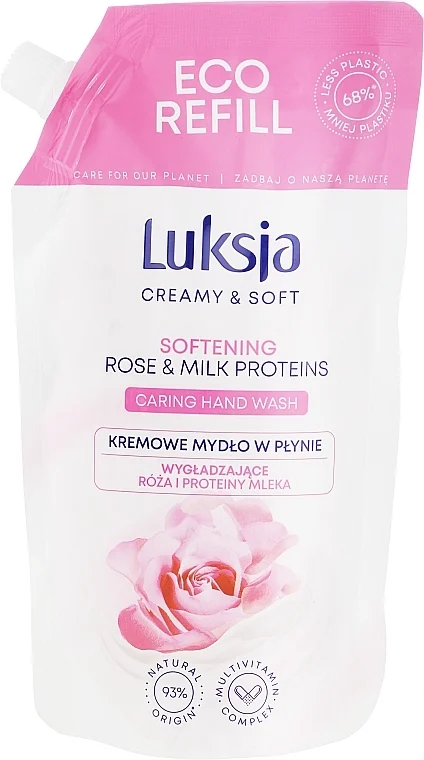 Crema-sapone per mani "Rose and milk proteins"