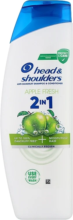 Shampoo e balsamo antiforfora 2in1 "Mela fresca"