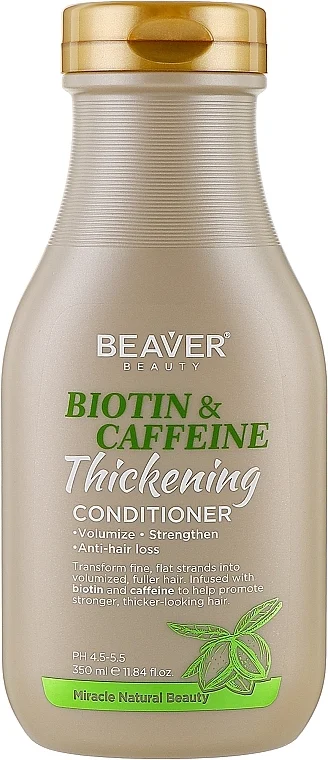 Balsamo per capelli con biotina e caffeina