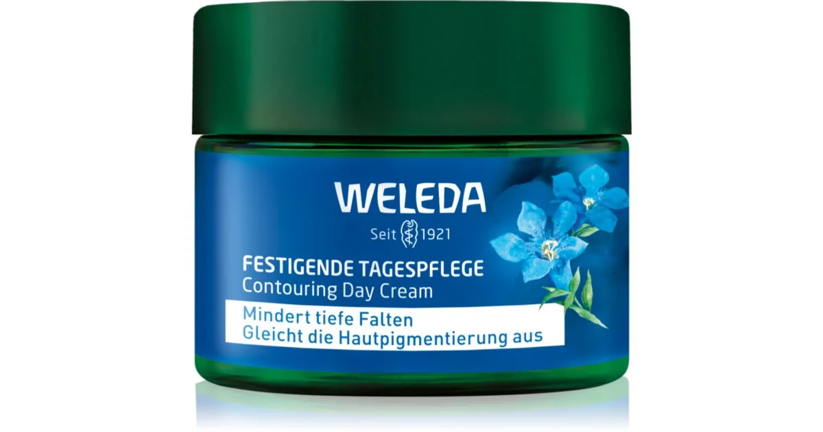 Weleda Blue Gentian & Edelweiss Contouring Crema giorno lifting quotidiana per pelli mature - 40ml