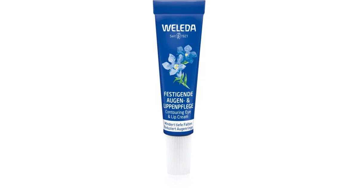 Weleda Blue Gentian & Edelweiss Contouring Crema liftante per il contorno occhi e labbra - 10ml