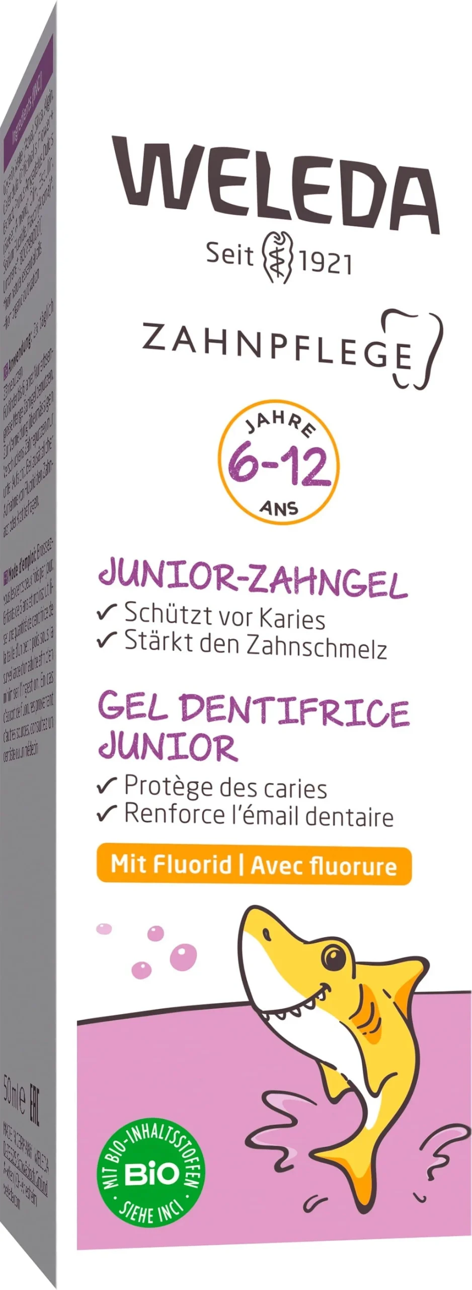 Weleda Gel Dentifricio Junior 6-12 Anni Con Fluoro 50ml