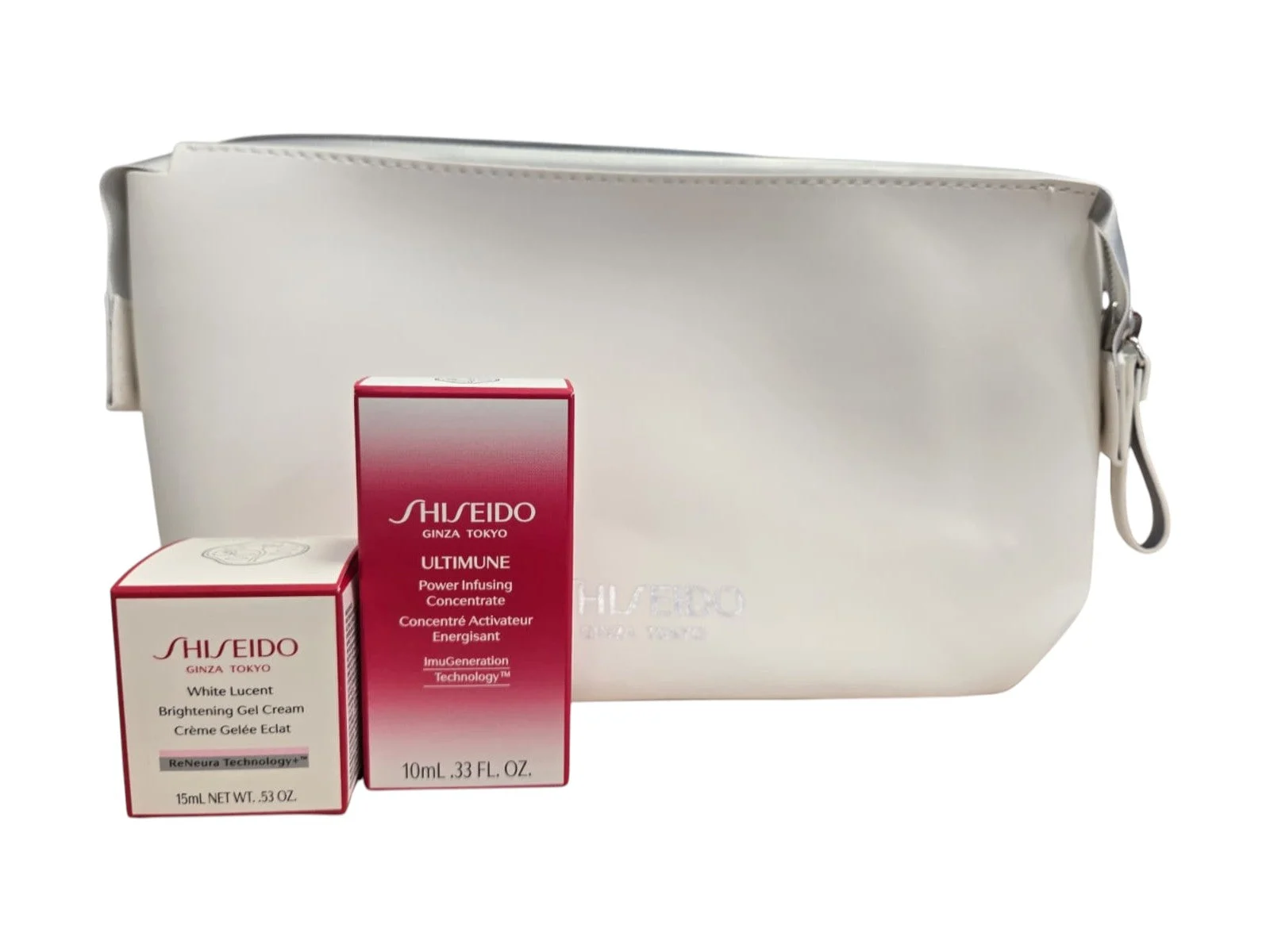 White Lucent Set Shiseido: White Lucent Crema Giorno Illuminante Per Il Viso 15 ml + Siero Illuminante White Lucent Per Il Viso 10 ml