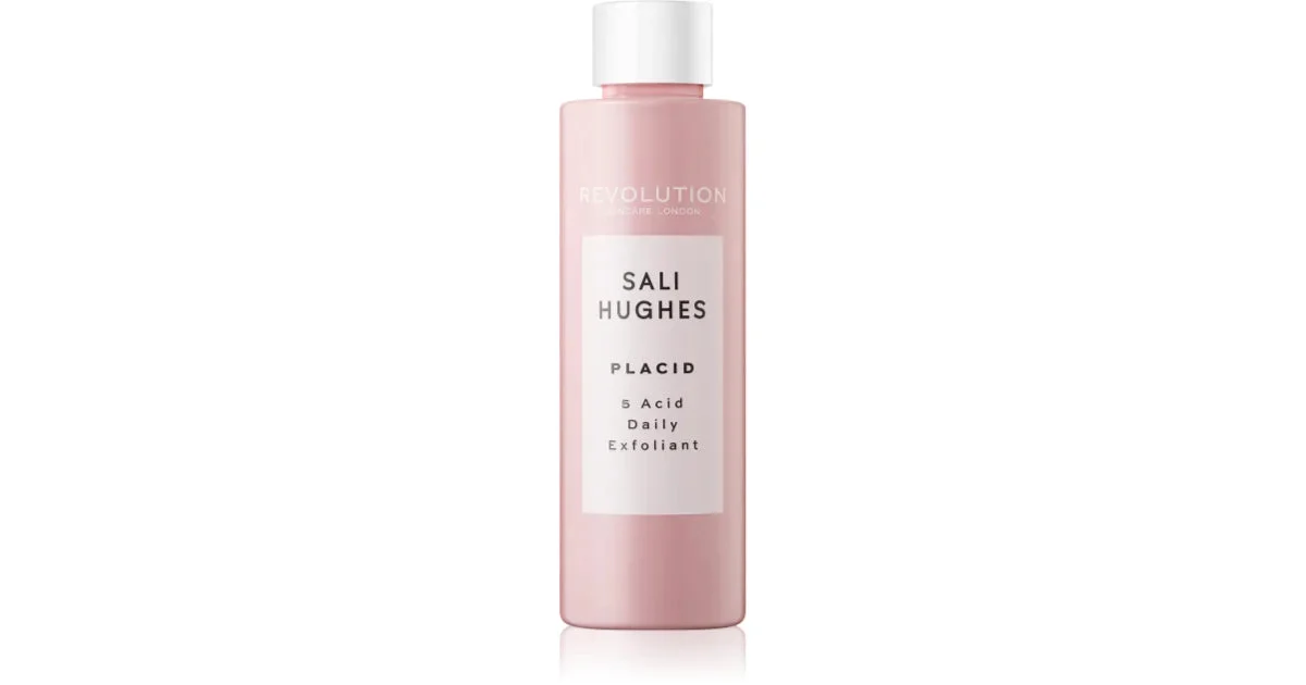 Revolution skincare X Sali Hughes Placid 5-Acid Esfoliante Giornaliero - Tonico delicato - 150ml